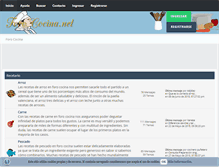 Tablet Screenshot of forococina.net